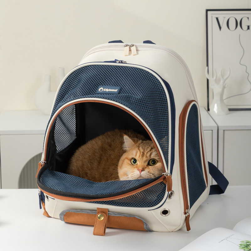 外交官 萌宠双肩背包DCW-5102L-2猫、小型犬（≤12kg）