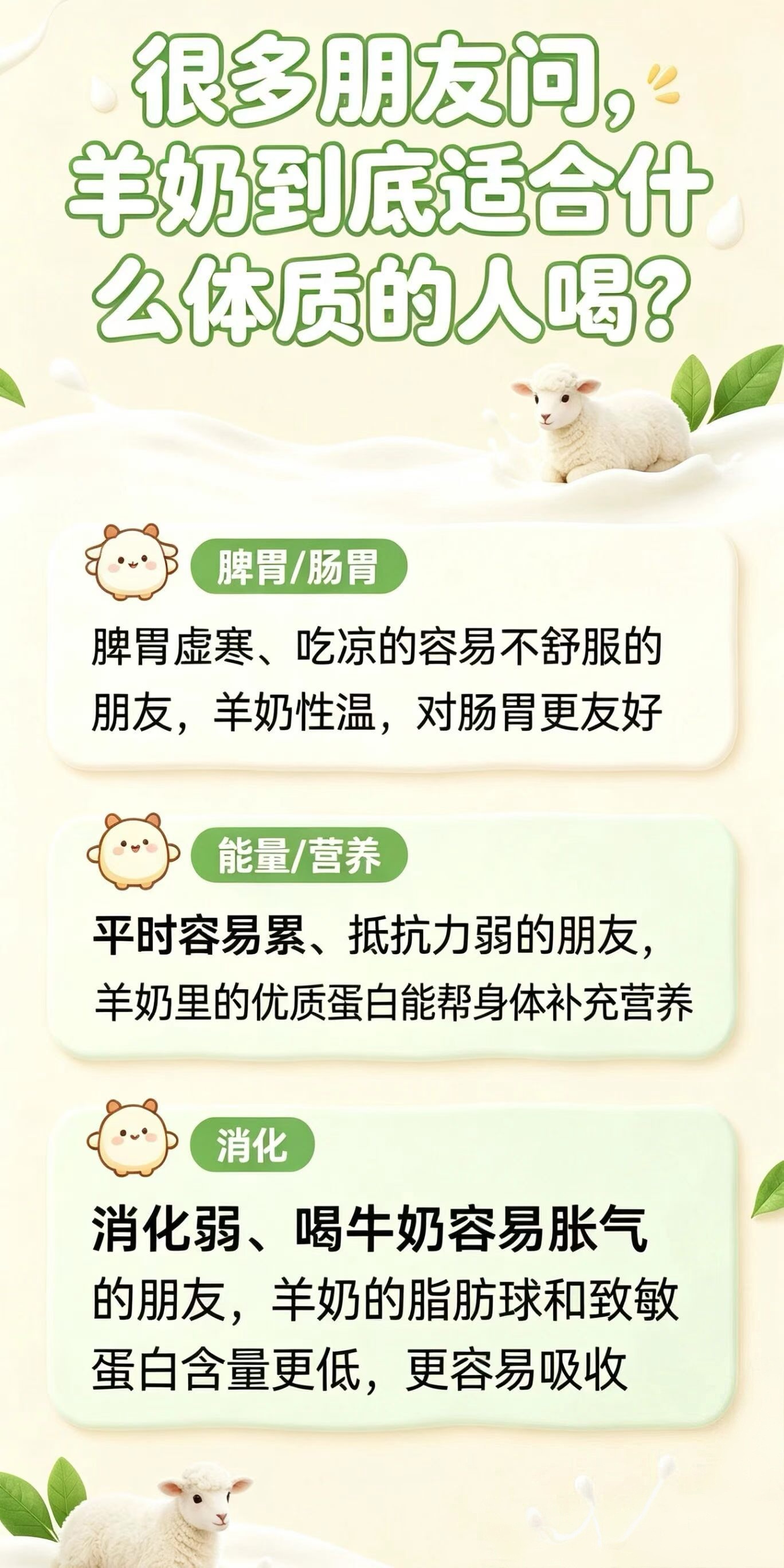 羊奶适合什么样的体质喝? 配图